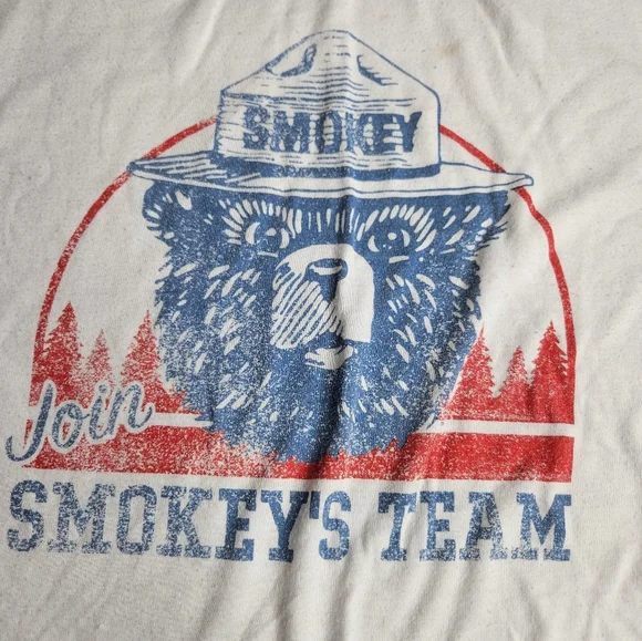 Smokey The Bear White Tshirt 2X #altparks #resist - Picture 2 of 8